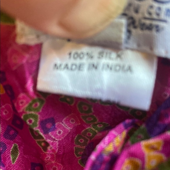 Silk Vibrant Purple Sheer Large Spaghetti Strap Tank - Picture 3 of 6